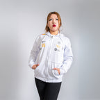 POLERA CON CIERRE T1 BLANCO