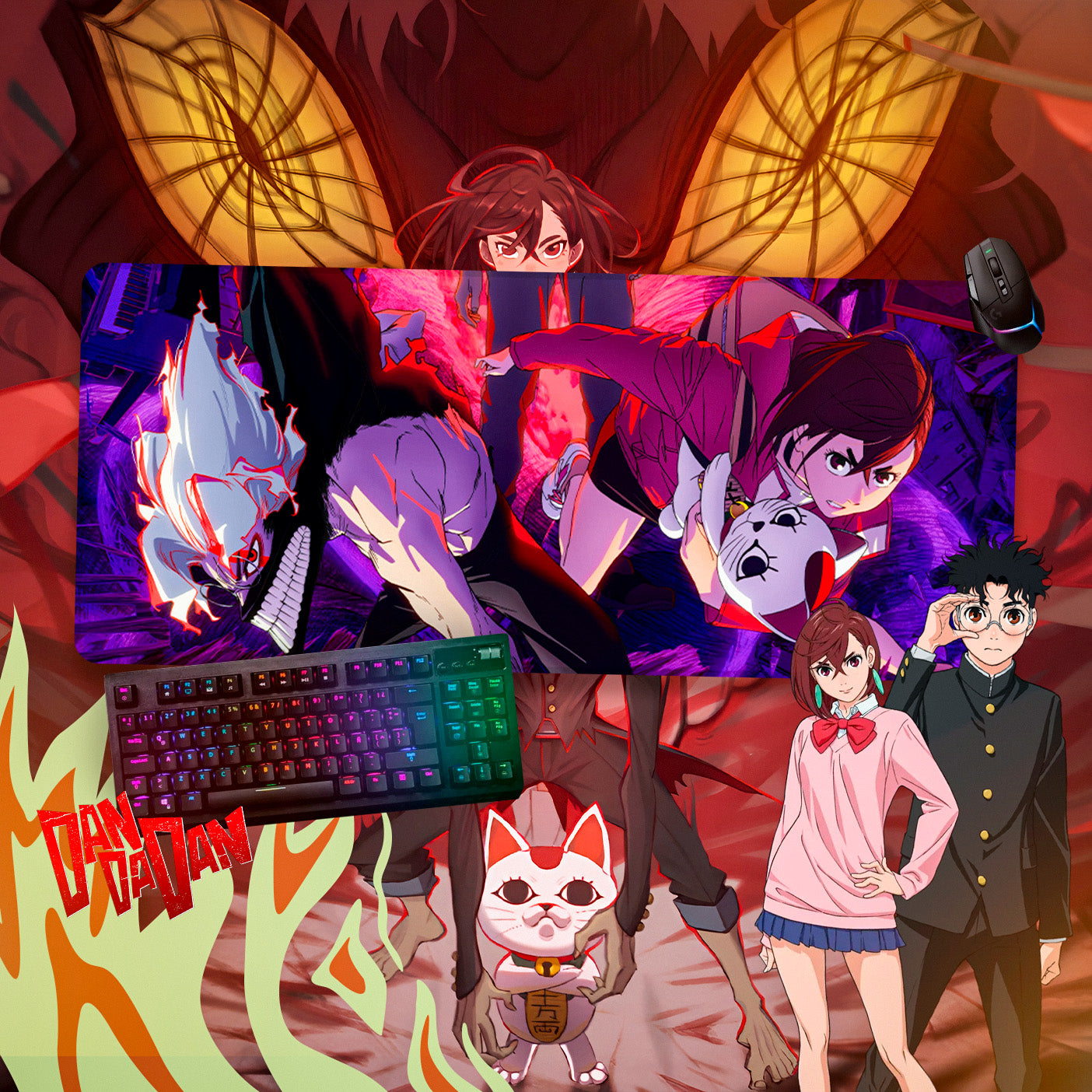 Mousepads Dan Da Dan 80x40cm