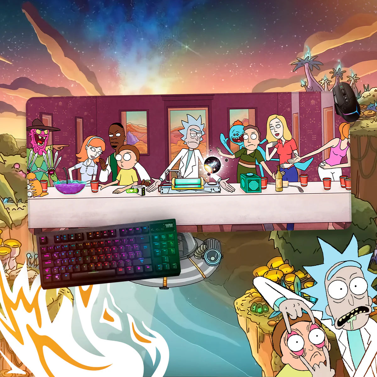 MOUSEPAD RICK AND MORTY