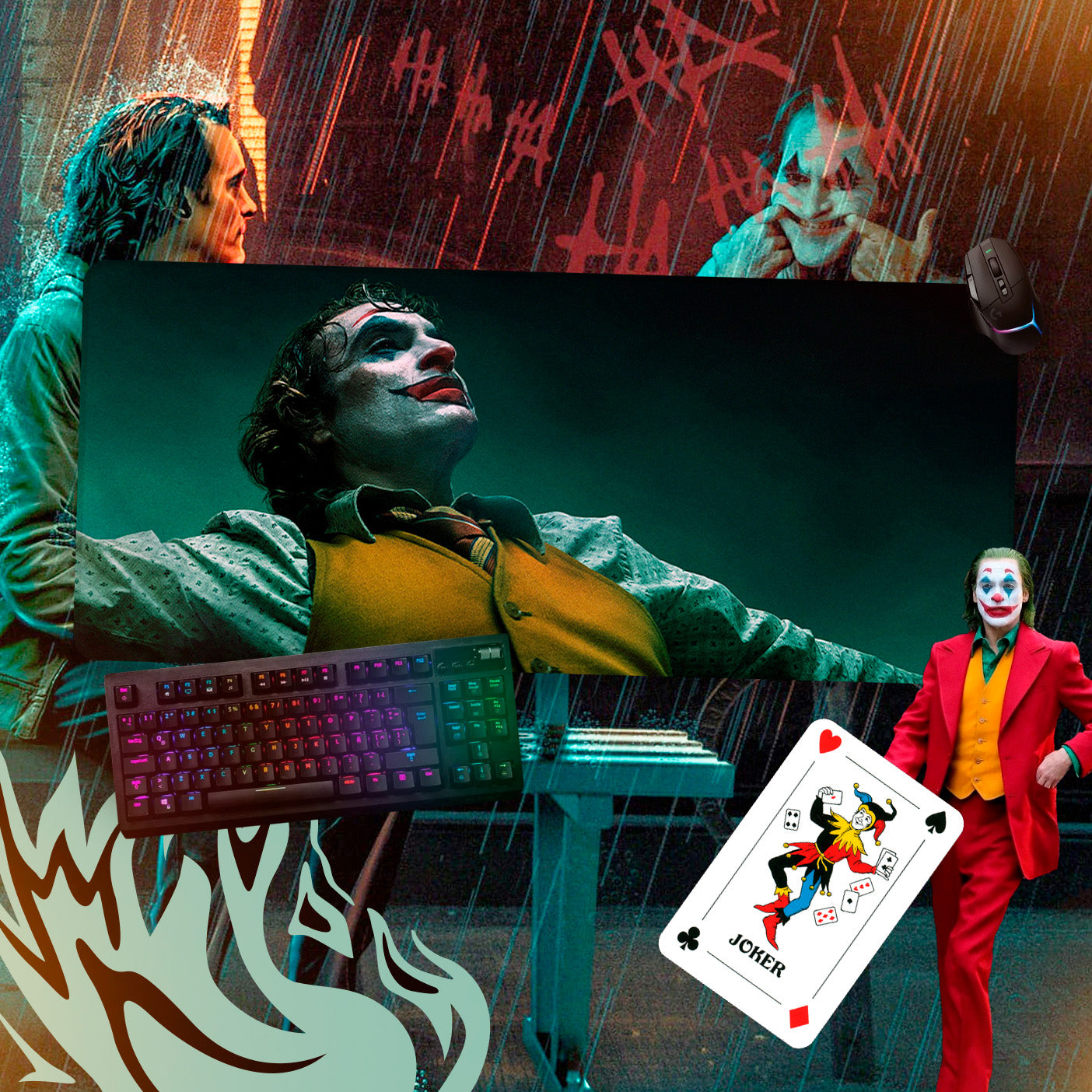 Mousepads Joker 80x40cm