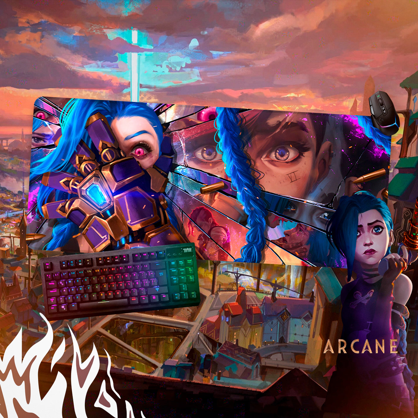 Mousepads Arcane 80x40cm