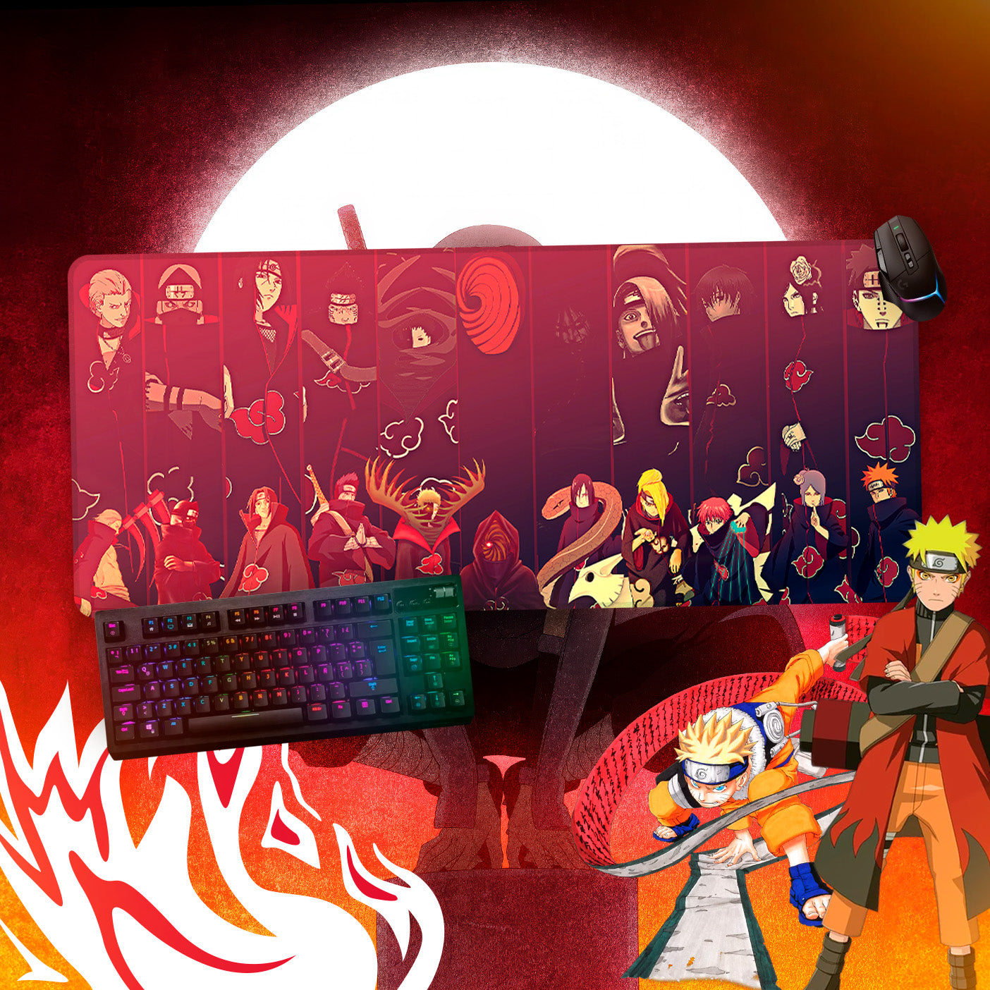 Mousepads Naruto 80x40cm