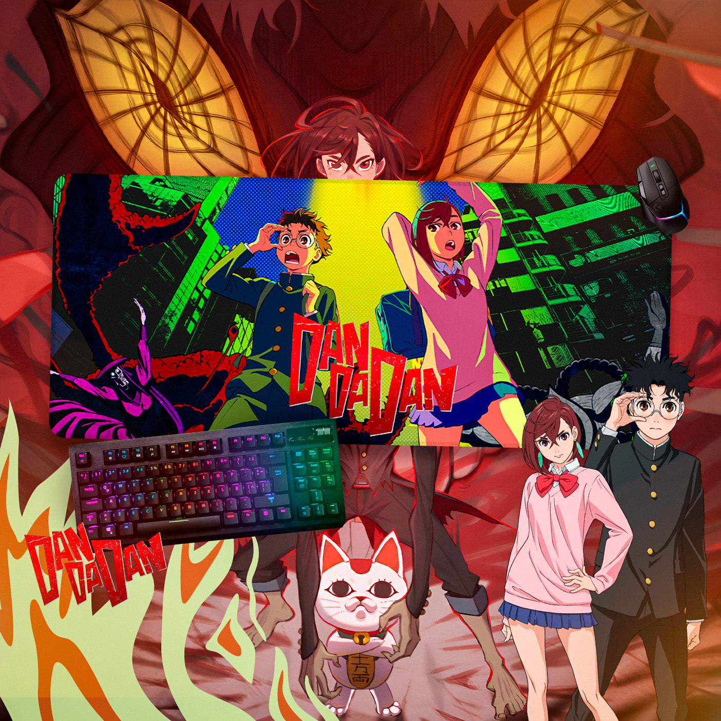 Mousepads Dan Da Dan 80x40cm