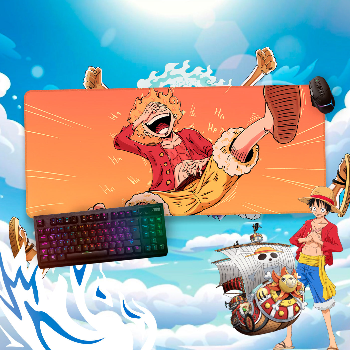 Mousepads One Piece 80x40cm