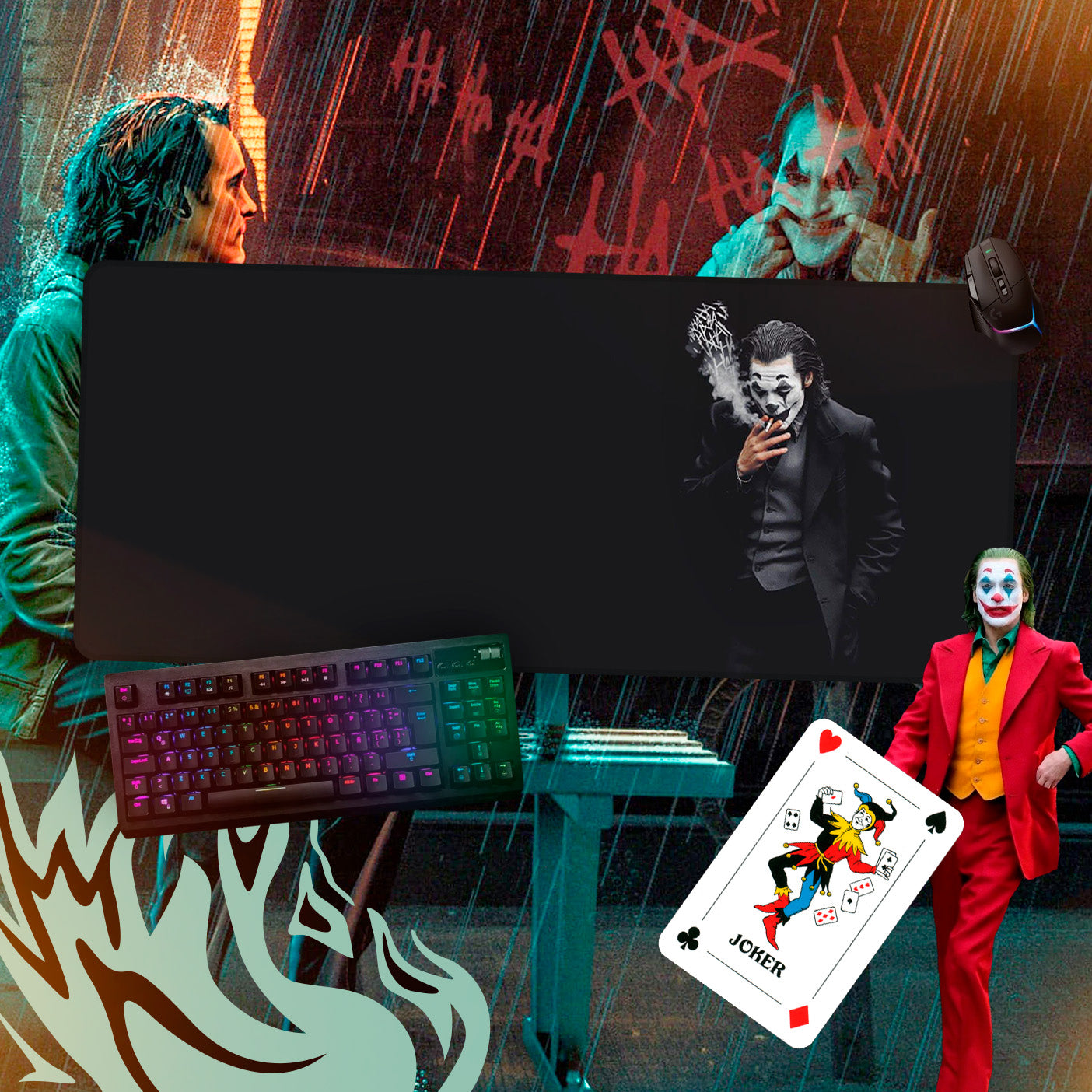 Mousepads Joker 80x40cm