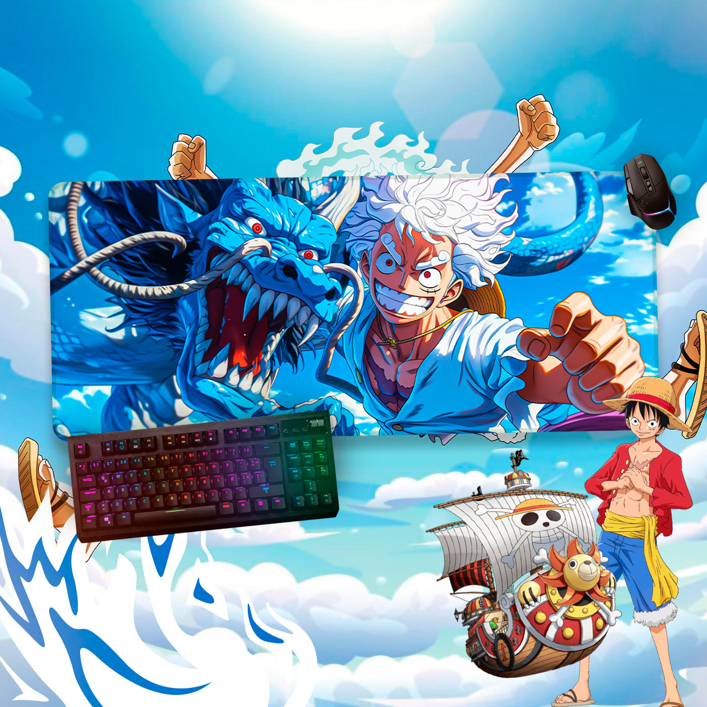 Mousepads One Piece 80x40cm