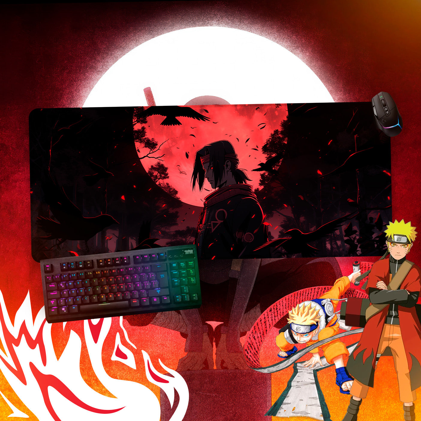 Mousepads Naruto 80x40cm