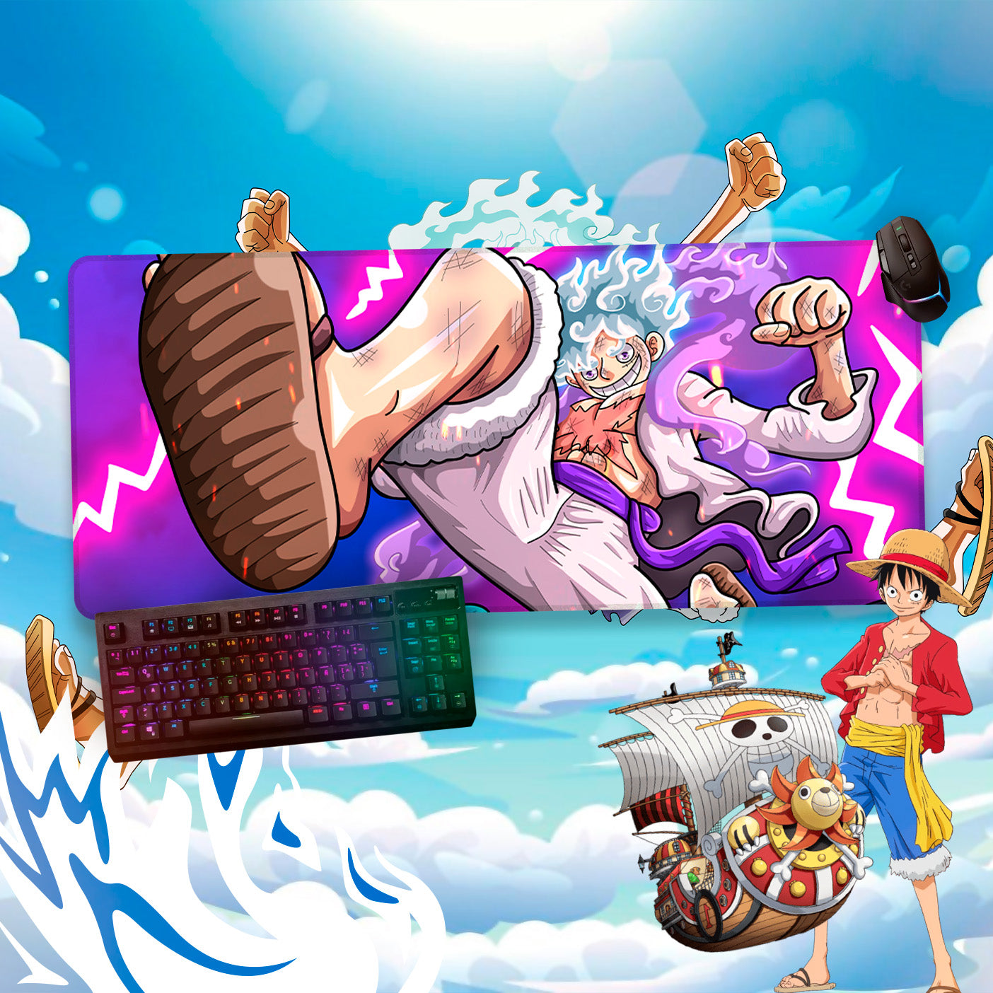 Mousepads One Piece 80x40cm