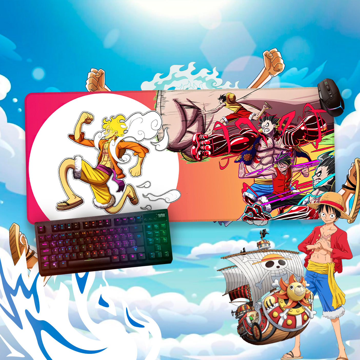 Mousepads One Piece 80x40cm