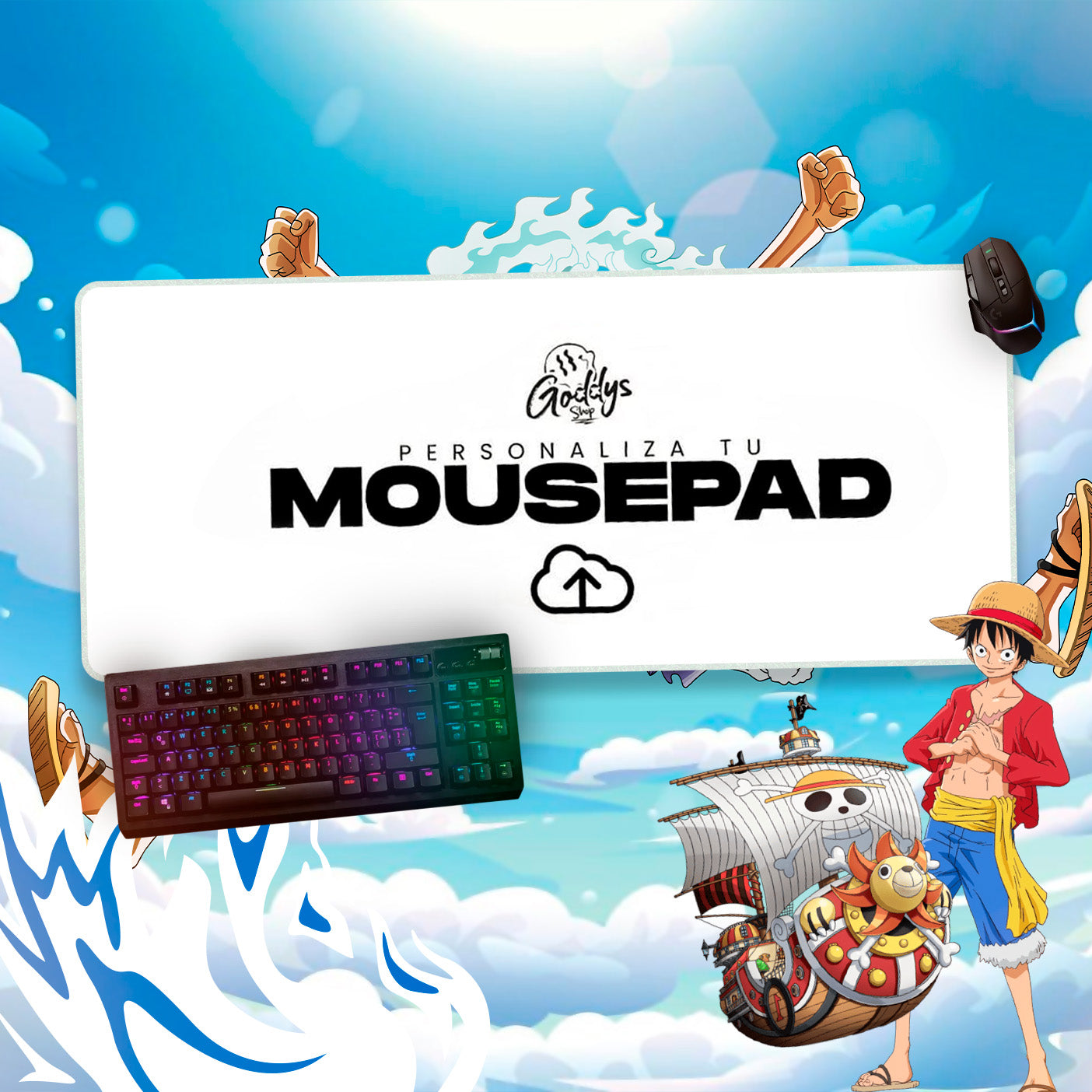 Mousepads One Piece 80x40cm