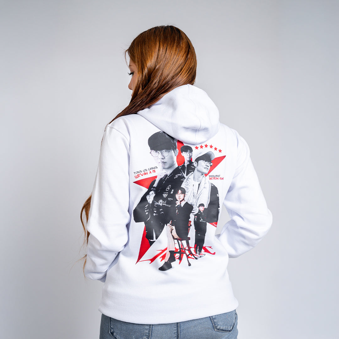 POLERA FAKER BLANCA