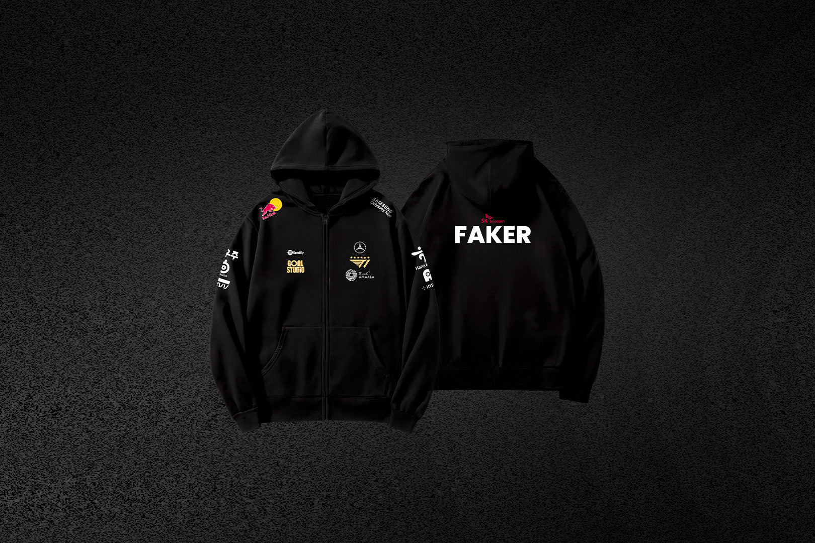 POLERA CON CIERRE T1 NEGRA