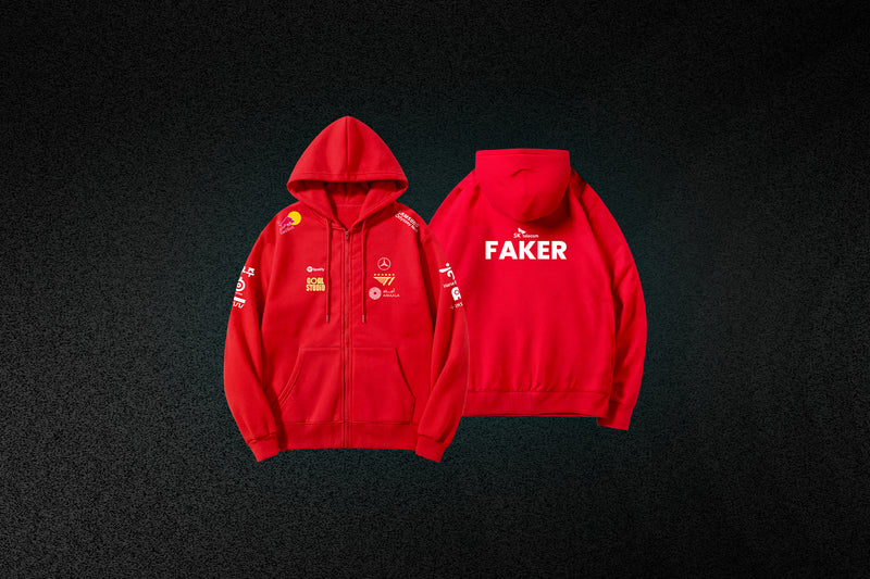 POLERA CON CIERRE T1 ROJA